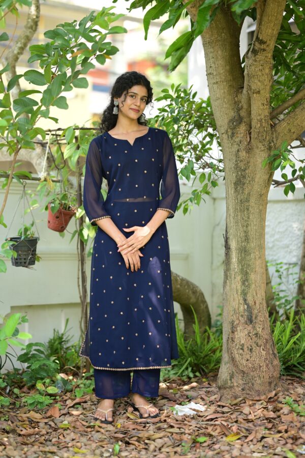 Stylish Ethnic Wear - Georgette Kurta Set for Women